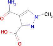 4-Carbamoyl-1-methyl-1H-pyrazole-3-carboxylic acid
