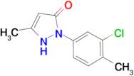 2-(3-Chloro-4-methyl-phenyl)-5-methyl-2,4-dihydro-pyrazol-3-one