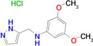 (3,5-Dimethoxy-phenyl)-(1H-pyrazol-3-ylmethyl)-amine; hydrochloride