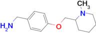 4-(1-Methyl-piperidin-2-ylmethoxy)-benzylamine