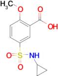 5-Cyclopropylsulfamoyl-2-methoxy-benzoic acid