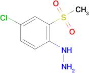 [4-Chloro-2-(methylsulfonyl)phenyl]hydrazine