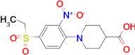 1-(4-ETHYLSULFONYL-2-NITROPHENYL)PIPERIDINE-4-CARBOXYLIC ACID