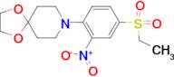 8-[4-(ETHYLSULFONYL)-2-NITROPHENYL]-1,4-DIOXA-8-AZASPIRO[4.5]DECANE