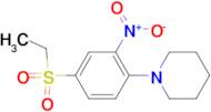 1-[4-(ETHYLSULFONYL)-2-NITROPHENYL]PIPERIDINE