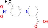 1-(3-METHYL-4-NITROPHENYL)PIPERIDINE-3-CARBOXYLIC ACID