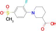 1-[2-Fluoro-4-(methylsulfonyl)phenyl]piperidine-3-carboxylic acid