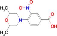 4-(2,6-DIMETHYLMORPHOLIN-4-YL)-3-NITROBENZOIC ACID