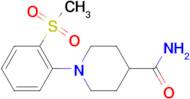 1-[4-(Methylsulfonyl)phenyl]piperidine-4-carboxamide