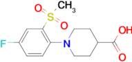 1-[4-Fluoro-2-(methylsulfonyl)phenyl]piperidine-4-carboxylic acid