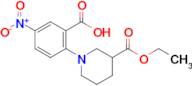 2-[3-(ETHOXYCARBONYL)PIPERIDIN-1-YL]-5-NITROBENZOIC ACID