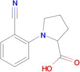 1-(2-CYANOPHENYL)PYRROLIDINE-2-CARBOXYLIC ACID