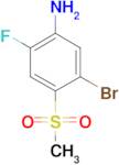 5-BROMO-2-FLUORO-4-METHYLSULFONYLANILINE
