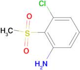 3-Chloro-2-(methylsulfonyl)aniline