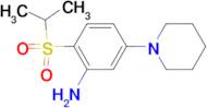 2-ISOPROPYLSULFONYL-5-(PIPERIDIN-1-YL)ANILINE