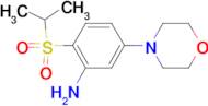 2-ISOPROPYLSULFONYL-5-(MORPHOLIN-4-YL)ANILINE