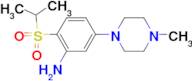 2-ISOPROPYLSULFONYL-5-(1-METHYLPIPERAZIN-4-YL)ANILINE