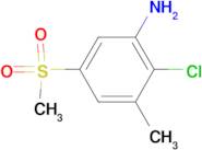 2-CHLORO-3-METHYL-5-METHYLSULFONYLANILINE