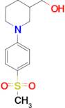 {1-[4-(Methylsulfonyl)phenyl]piperidin-3-yl}methanol