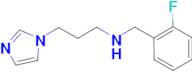 (2-Fluoro-benzyl)-(3-imidazol-1-yl-propyl)-amine