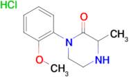 1-(2-Methoxy-phenyl)-3-methyl-piperazin-2-one; hydrochloride