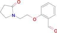 2-[2-(2-Oxopyrrolidin-1-yl)ethoxy]benzaldehyde