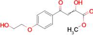 4-[4-(2-Hydroxy-ethoxy)-phenyl]-2,4-dioxo-butyric acid methyl ester