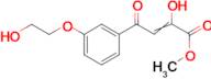 4-[3-(2-Hydroxy-ethoxy)-phenyl]-2,4-dioxo-butyric acid methyl ester