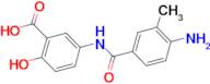 5-(4-AMINO-3-METHYL-BENZOYLAMINO)-2-HYDROXY-BENZOIC ACID