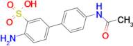 4'-ACETYLAMINO-4-AMINO-BIPHENYL-3-SULFONIC ACID