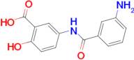 5-(3-AMINO-BENZOYLAMINO)-2-HYDROXY-BENZOIC ACID