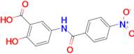 2-HYDROXY-5-(4-NITRO-BENZOYLAMINO)-BENZOIC ACID