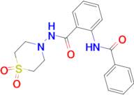 2-BENZOYLAMINO-N-(1,1-DIOXO-16-THIOMORPHOLIN-4-YL)-BENZAMIDE