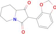 2-BENZO[1,3]DIOXOL-4-YL-1-HYDROXY-6,7,8,8A-TETRAHYDRO-5H-INDOLIZIN-3-ONE