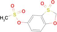 METHANESULFONIC ACID 3,3-DIOXO-2,3-DIHYDRO-36-BENZO[1,3]OXATHIOL-5-YL ESTER