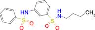 3-BENZENESULFONYLAMINO-N-BUTYL-BENZENESULFONAMIDE