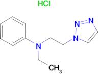 ETHYL-PHENYL-(2-[1,2,3]TRIAZOL-1-YL-ETHYL)-AMINE, HYDROCHLORIDE