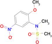 N-(2-METHOXY-5-NITRO-PHENYL)-N-METHYL-METHANESULFONAMIDE