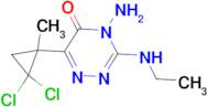 4-AMINO-6-(2,2-DICHLORO-1-METHYL-CYCLOPROPYL)-3-ETHYLAMINO-4H-[1,2,4]TRIAZIN-5-ONE
