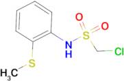 C-CHLORO-N-(2-METHYLSULFANYL-PHENYL)-METHANESULFONAMIDE