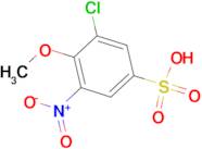 3-CHLORO-4-METHOXY-5-NITRO-BENZENESULFONIC ACID