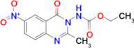 (2-METHYL-6-NITRO-4-OXO-4H-QUINAZOLIN-3-YL)-CARBAMIC ACID ETHYL ESTER