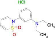 [3-(1,1-DIOXO-1H-16-[1,2]THIAZIN-2-YL)-PHENYL]-DIETHYL-AMINE, HYDROCHLORIDE