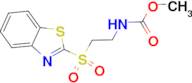 [2-(BENZOTHIAZOLE-2-SULFONYL)-ETHYL]-CARBAMIC ACID METHYL ESTER