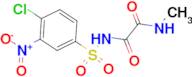 2-(4-CHLORO-3-NITRO-BENZENESULFONYLAMINO)-N-METHYL-2-OXO-ACETAMIDE