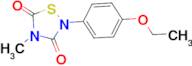 2-(4-ETHOXY-PHENYL)-4-METHYL-[1,2,4]THIADIAZOLIDINE-3,5-DIONE