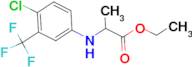 2-(4-CHLORO-3-TRIFLUOROMETHYL-PHENYLAMINO)-PROPIONIC ACID ETHYL ESTER