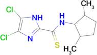 4,5-DICHLORO-1H-IMIDAZOLE-2-CARBOTHIOIC ACID (2,5-DIMETHYL-CYCLOPENTYL)-AMIDE