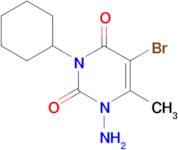 1-AMINO-5-BROMO-3-CYCLOHEXYL-6-METHYL-1H-PYRIMIDINE-2,4-DIONE