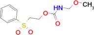 METHOXYMETHYL-CARBAMIC ACID 2-BENZENESULFONYL-ETHYL ESTER